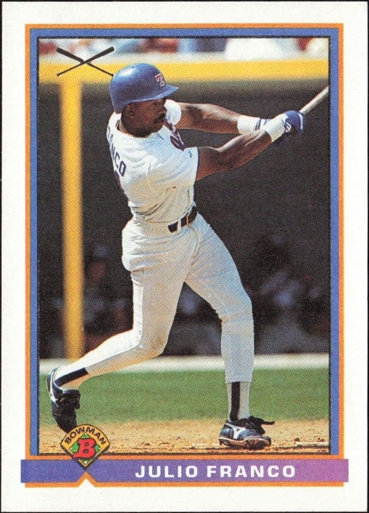 1991 Bowman Julio Franco #368 trading card