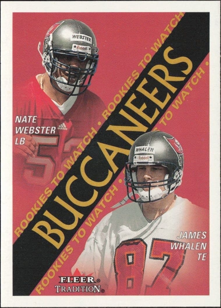2000 Fleer Tradition Glossy Nate Webster #363 football trading card front