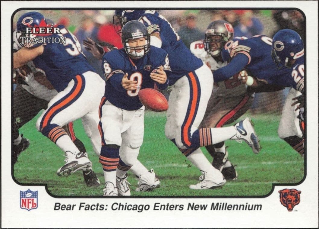 2000 Fleer Tradition Glossy Chicago Bears #371 football trading card front