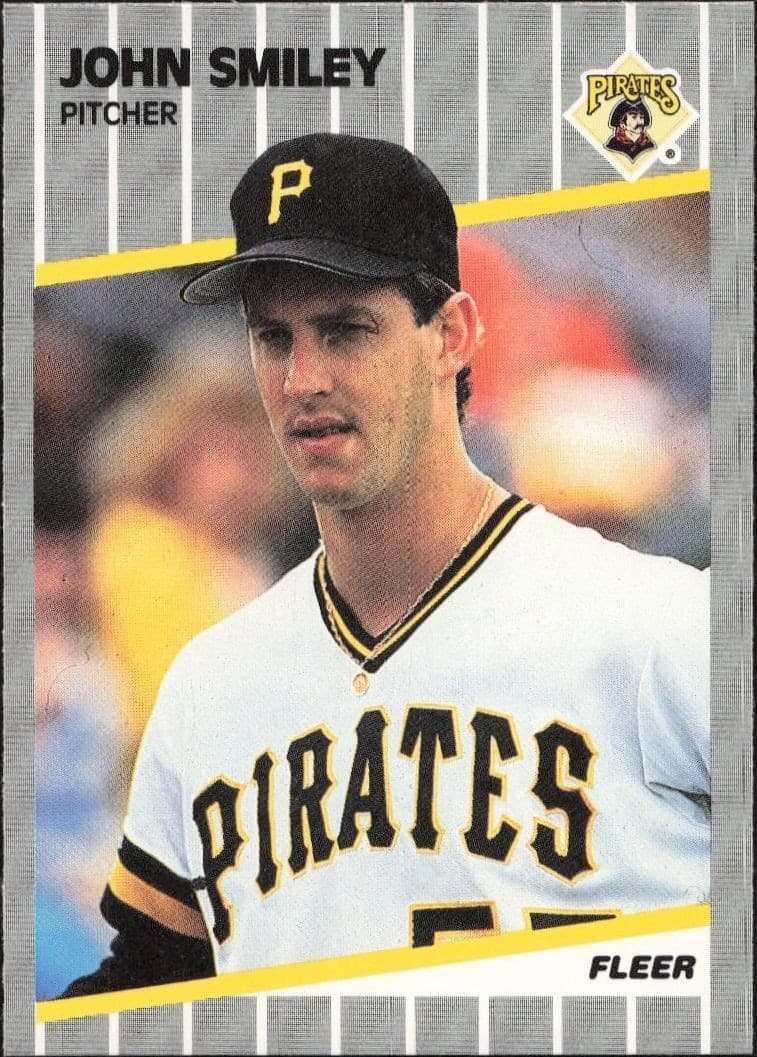 1989 Fleer John Smiley #221 trading card
