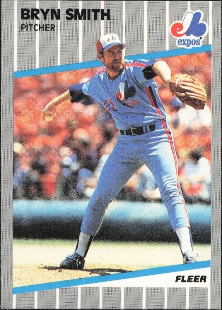 1989 Fleer Bryn Smith #394 trading card