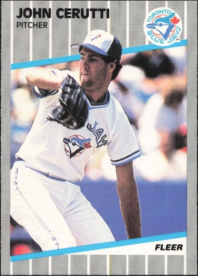 1989 Fleer John Cerutti #228 trading card
