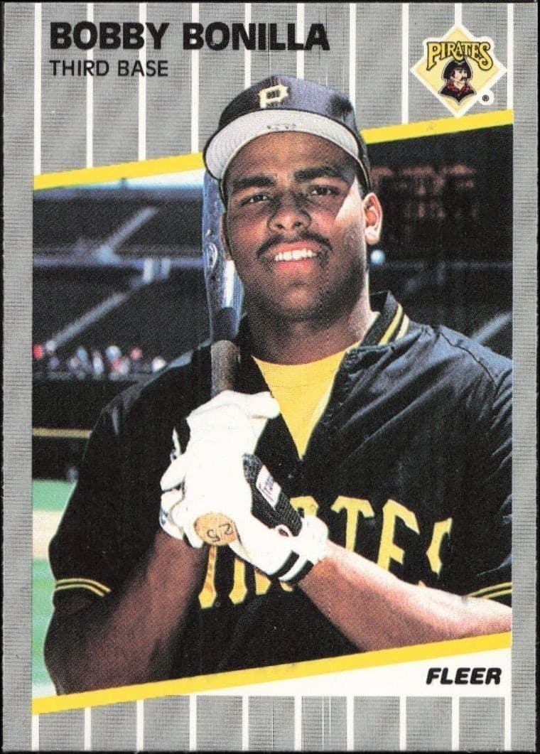 1989 Fleer Bobby Bonilla #203 trading card