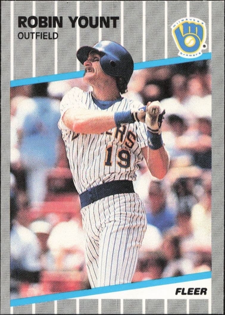 1989 Fleer Robin Yount #200 trading card
