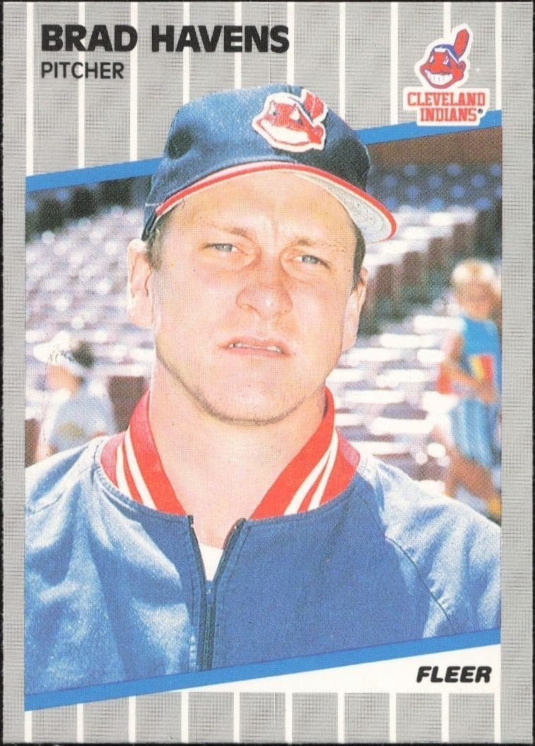 1989 Fleer Brad Havens #407 trading card