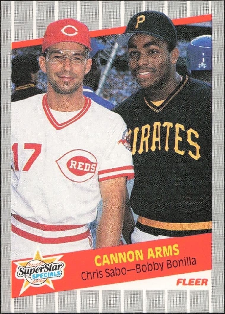 1989 Fleer Chris Sabo #637 trading card