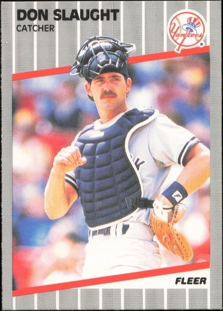 1989 Fleer Don Slaught #271 trading card