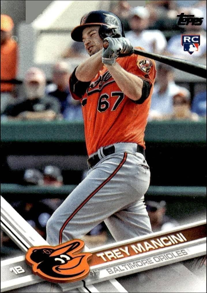 2017 Topps Series 2 Trey Mancini #536 baseball trading card front