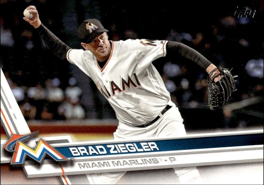 2017 Topps Series 2 Brad Ziegler #538 baseball trading card front