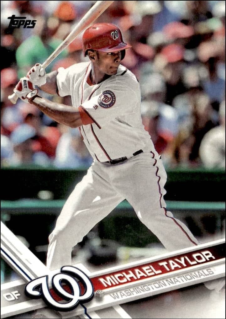2017 Topps Series 2 Michael Taylor #598 trading card