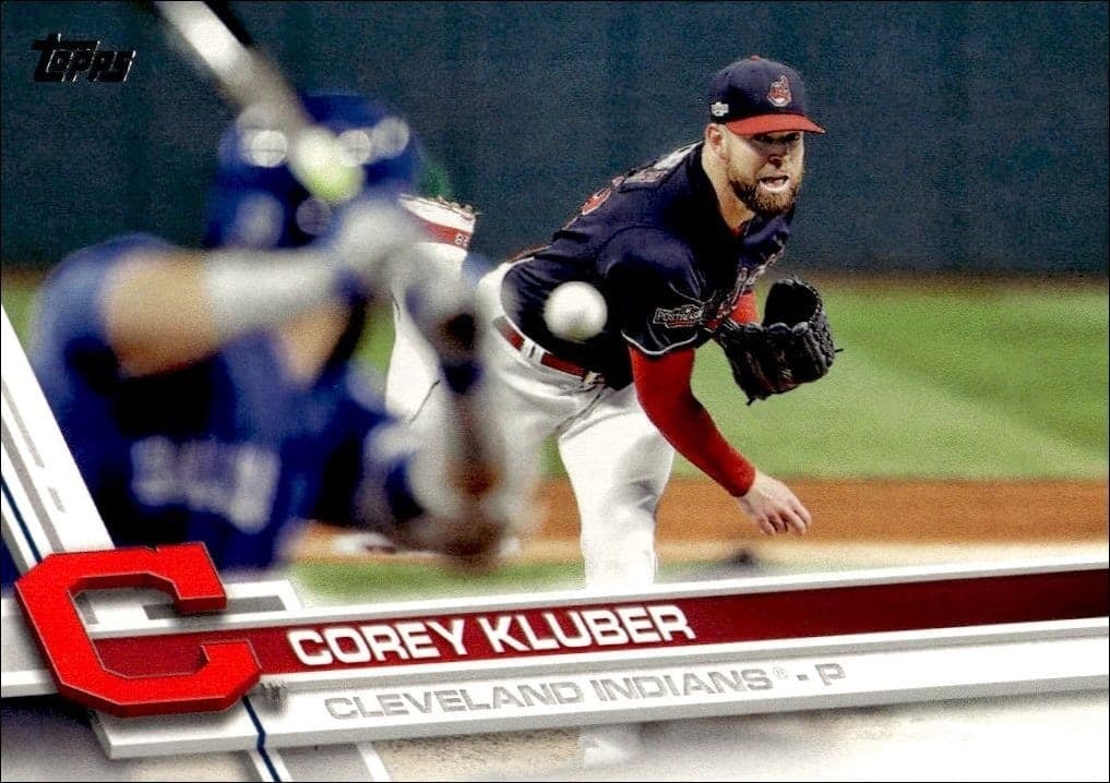 2017 Topps Series 2 Corey Kluber #669 trading card