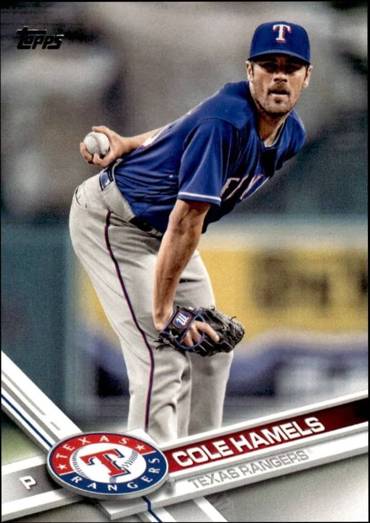 2017 Topps Series 2 Cole Hamels #640 trading card