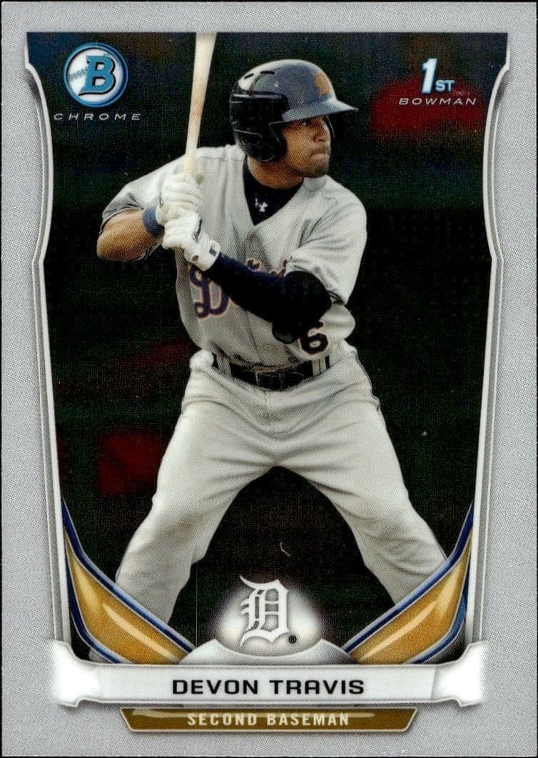 2014 Bowman Chrome Devon Travis #BCP33 trading card