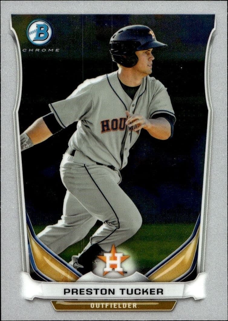 2014 Bowman Chrome Preston Tucker #BCP28 trading card