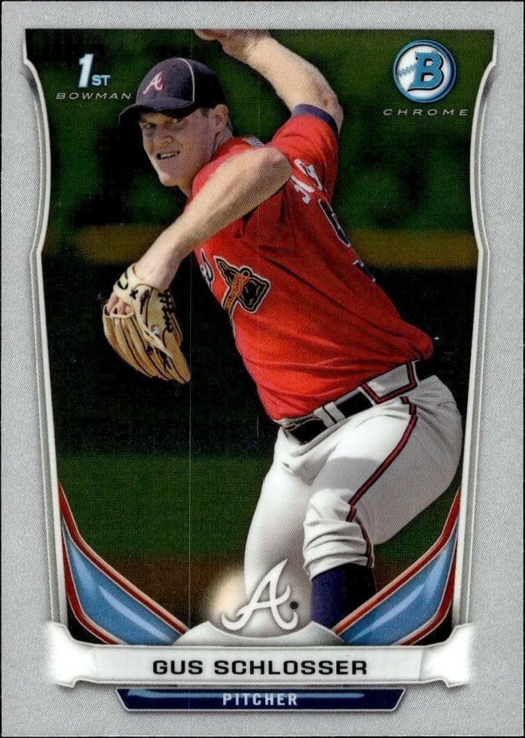 2014 Bowman Chrome Gus Schlosser #BCP41 trading card