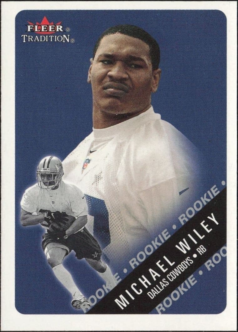 2000 Fleer Tradition Glossy Michael Wiley #312 football trading card front
