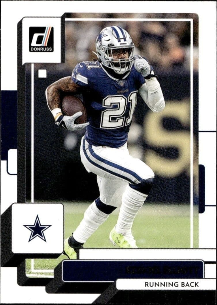 2022 Panini Donruss Ezekiel Elliott #154 trading card