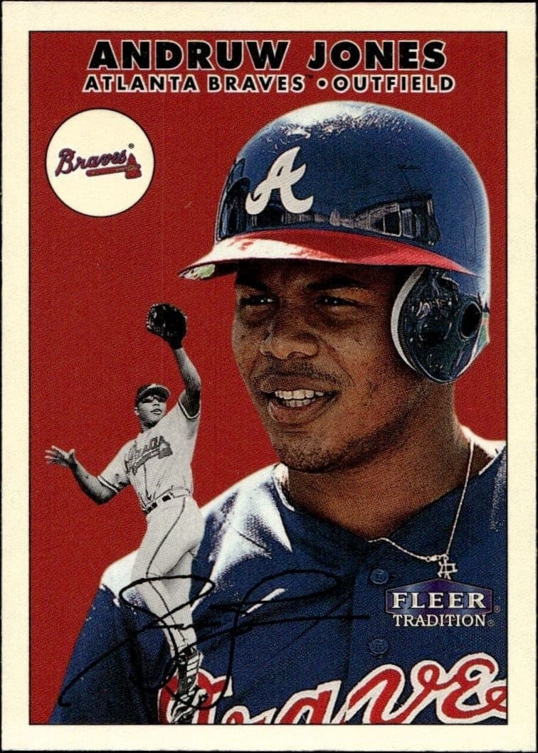 2000 Fleer Tradition Glossy Andruw Jones #172 trading card