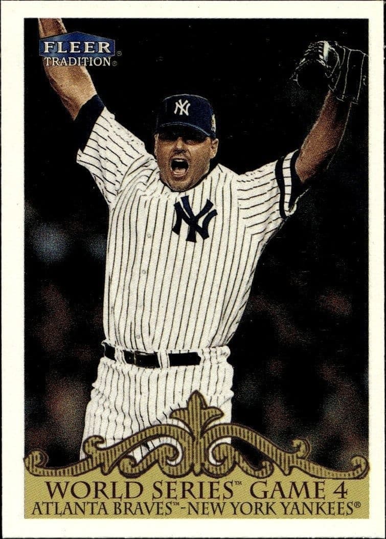 2000 Fleer Tradition Glossy Roger Clemens #450 baseball trading card front