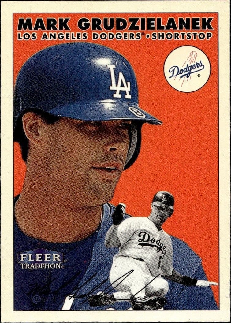 2000 Fleer Tradition Glossy Mark Grudzielanek #46 baseball trading card front