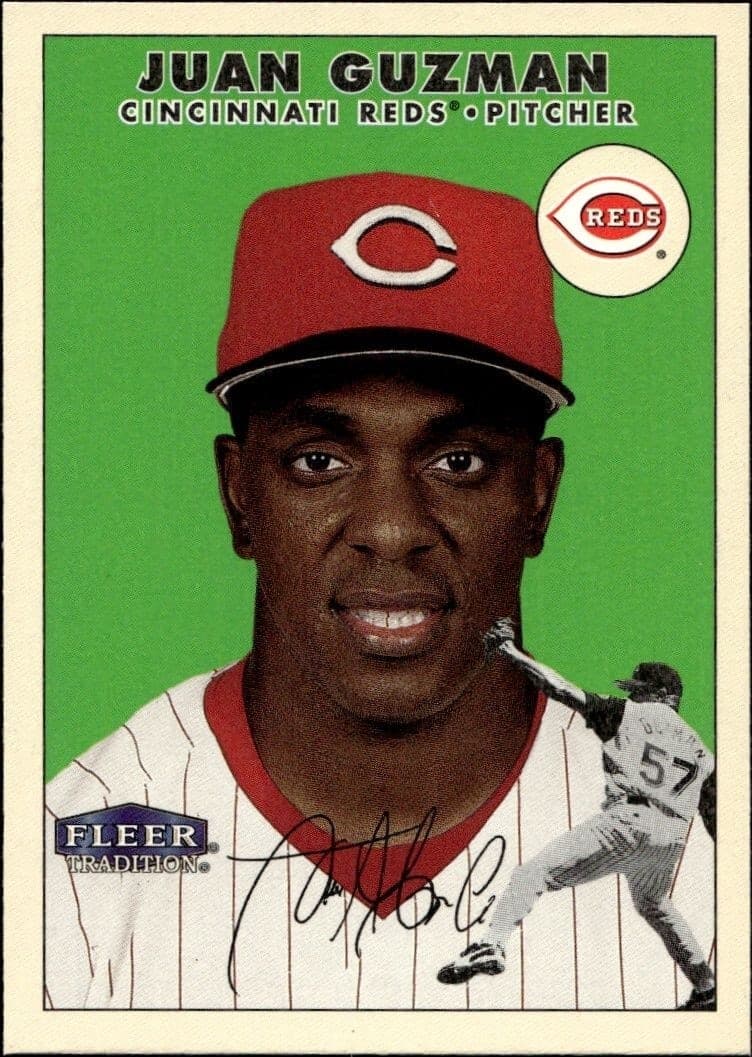 2000 Fleer Tradition Glossy Juan Guzman #14 trading card