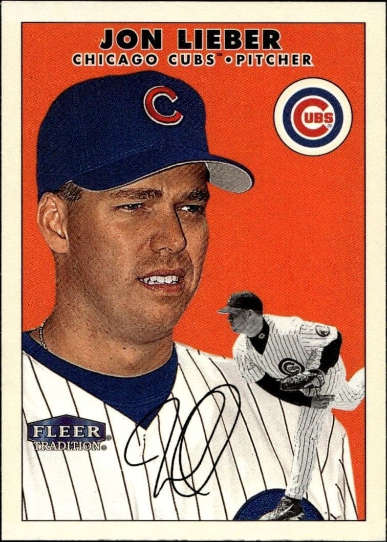 2000 Fleer Tradition Glossy Jon Lieber #96 baseball trading card front