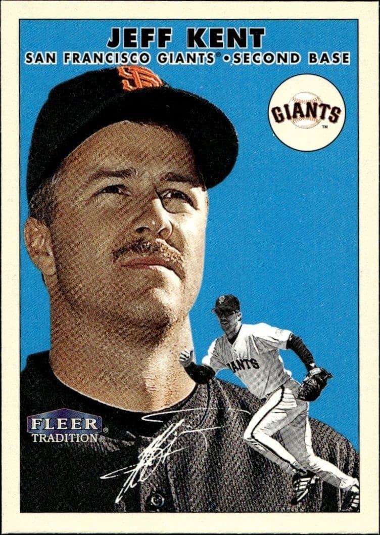 2000 Fleer Tradition Glossy Jeff Kent #39 baseball trading card front