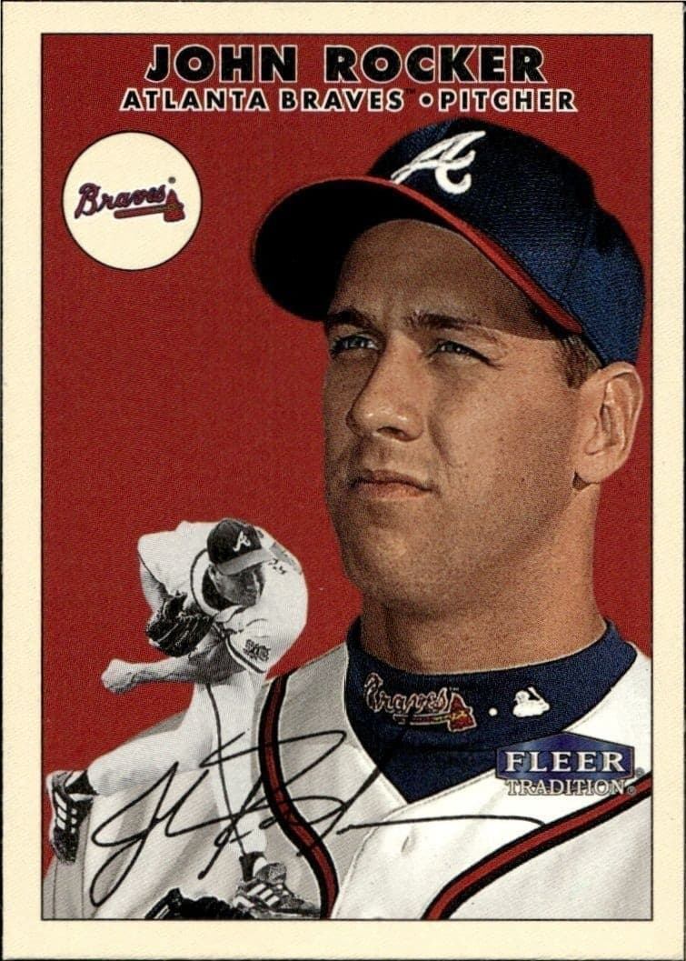 2000 Fleer Tradition Glossy John Rocker #12 baseball trading card front