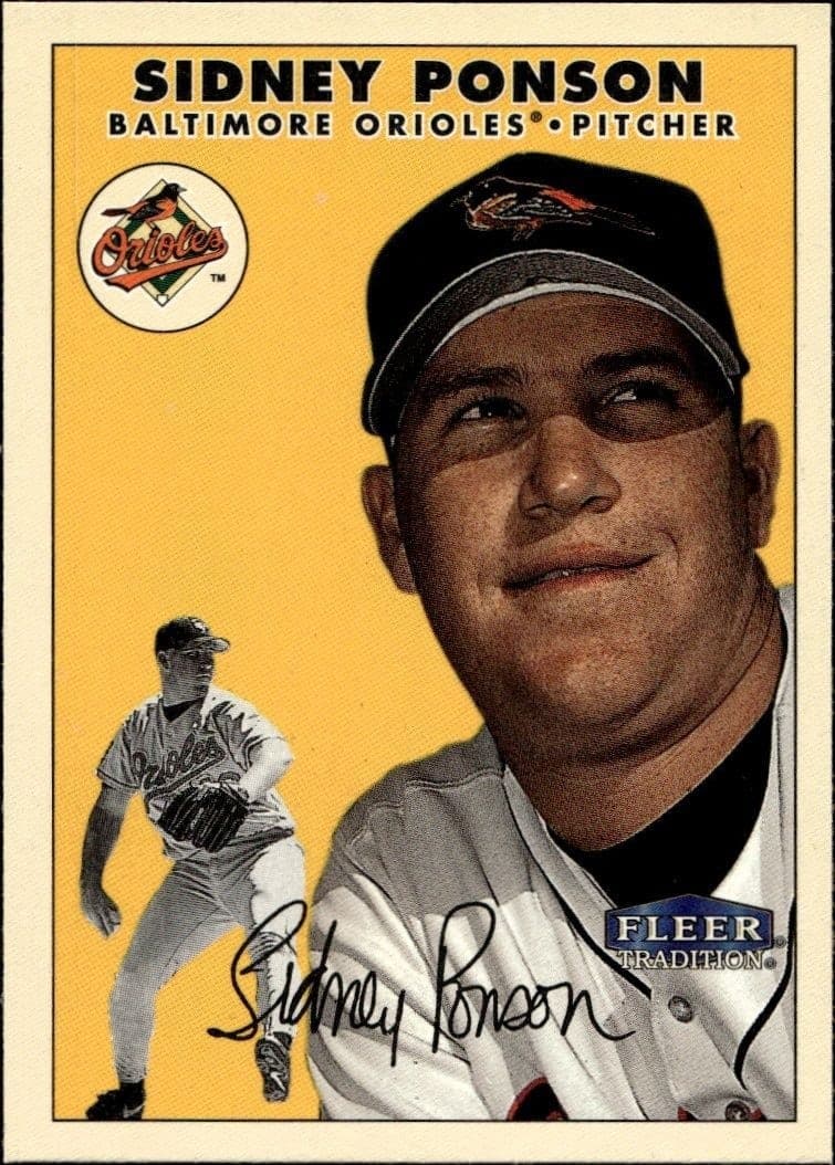 2000 Fleer Tradition Glossy Sidney Ponson #398 baseball trading card front