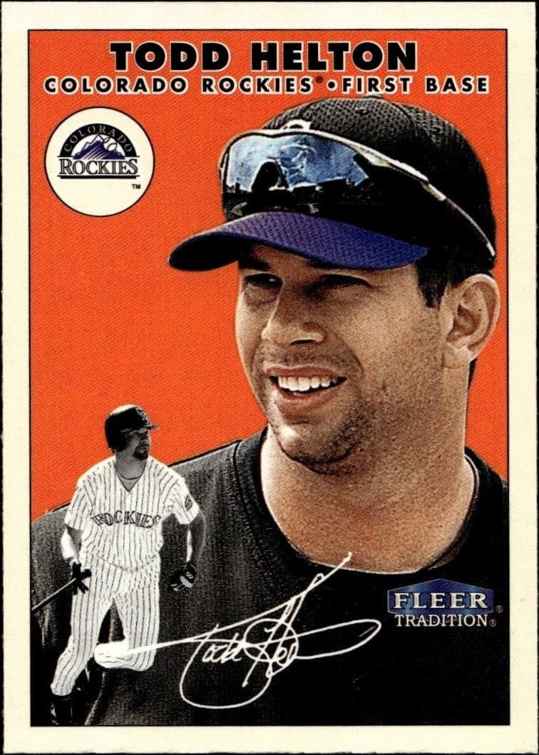 2000 Fleer Tradition Glossy Todd Helton #175 trading card