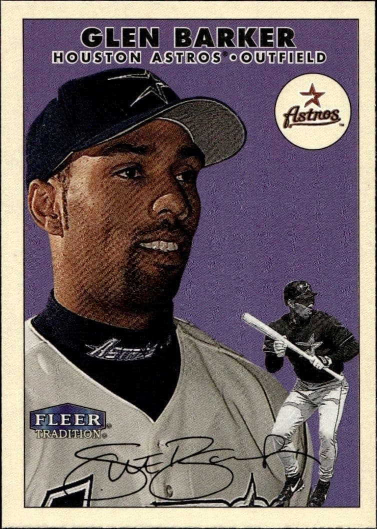 2000 Fleer Tradition Glossy Glen Barker #329 trading card