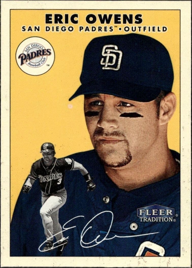 2000 Fleer Tradition Glossy Eric Owens #426 baseball trading card front