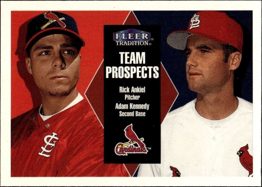 2000 Fleer Tradition Glossy Rick Ankiel #256 baseball trading card front