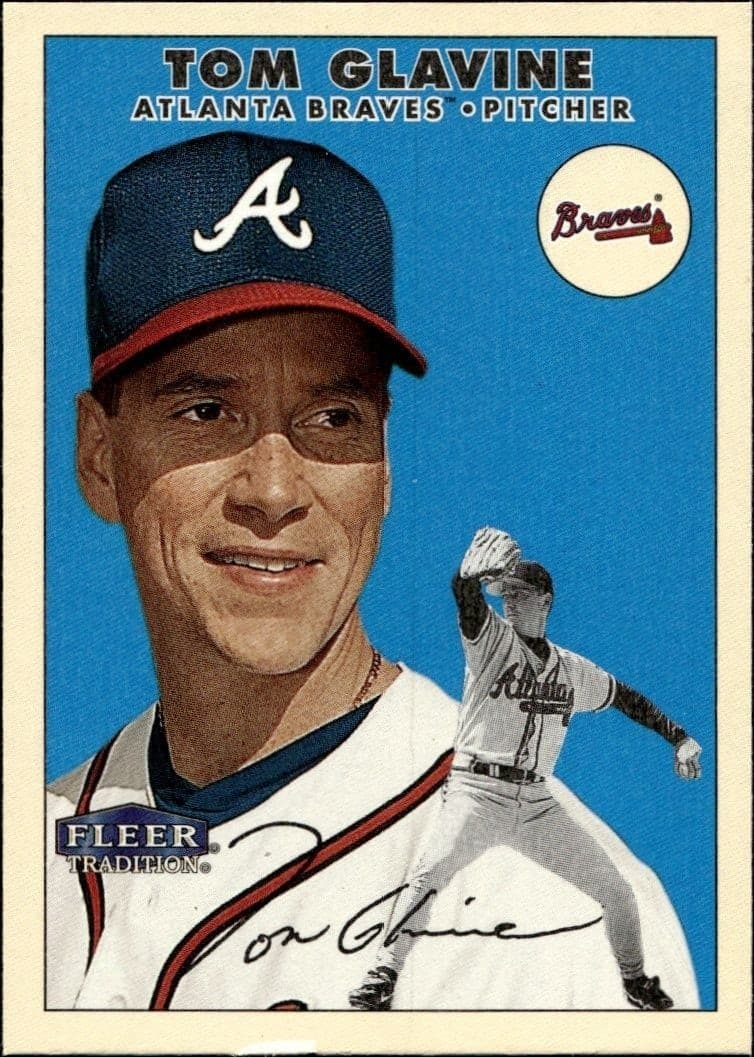 2000 Fleer Tradition Glossy Tom Glavine #192 trading card