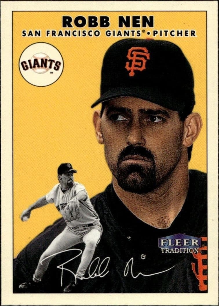 2000 Fleer Tradition Glossy Robb Nen #140 baseball trading card front