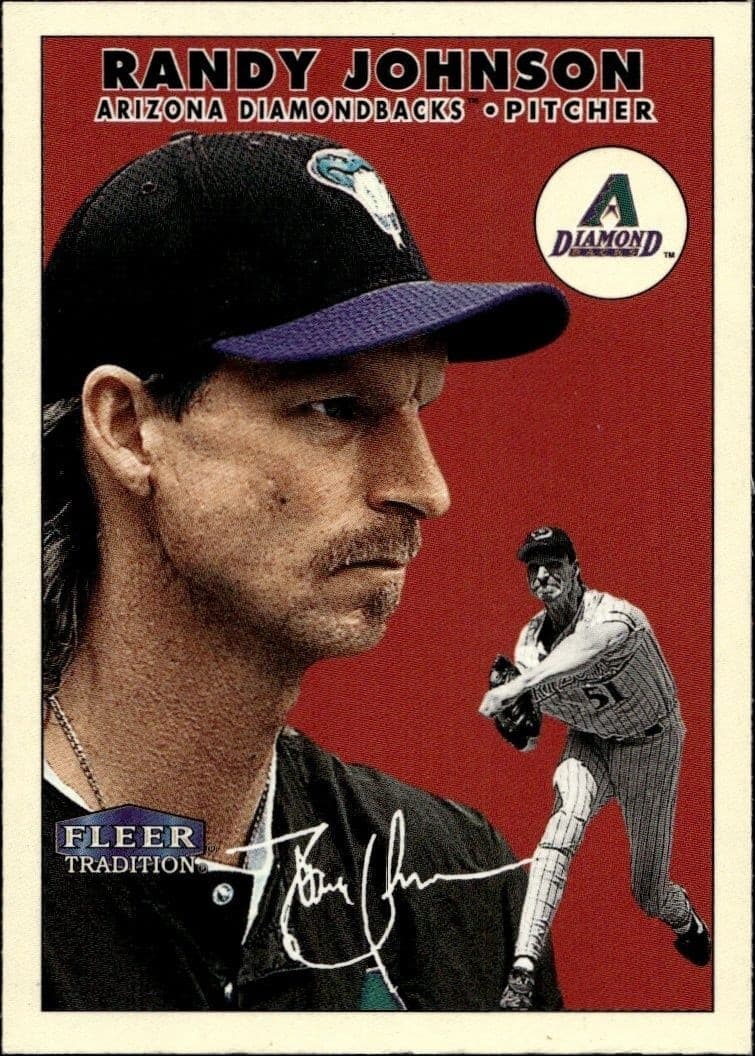 2000 Fleer Tradition Glossy Randy Johnson #56 trading card