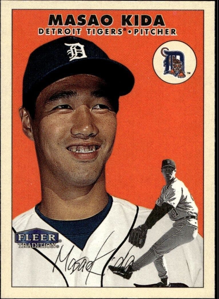 2000 Fleer Tradition Glossy Masao Kida #376 baseball trading card front