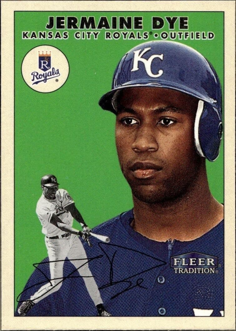 2000 Fleer Tradition Glossy Jermaine Dye #415 baseball trading card front