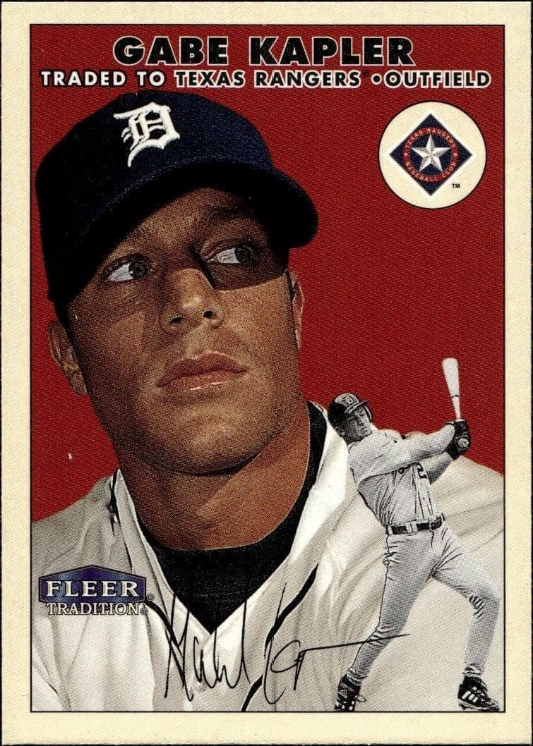 2000 Fleer Tradition Glossy Gabe Kapler #288 trading card