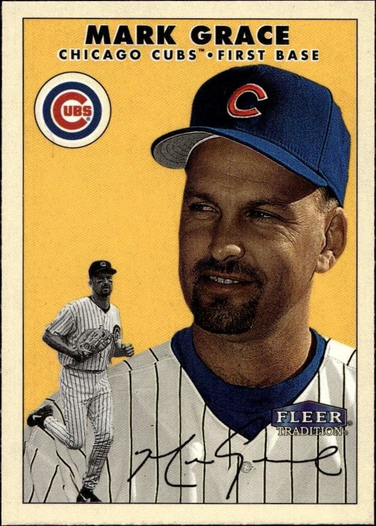 2000 Fleer Tradition Glossy Mark Grace #241 trading card