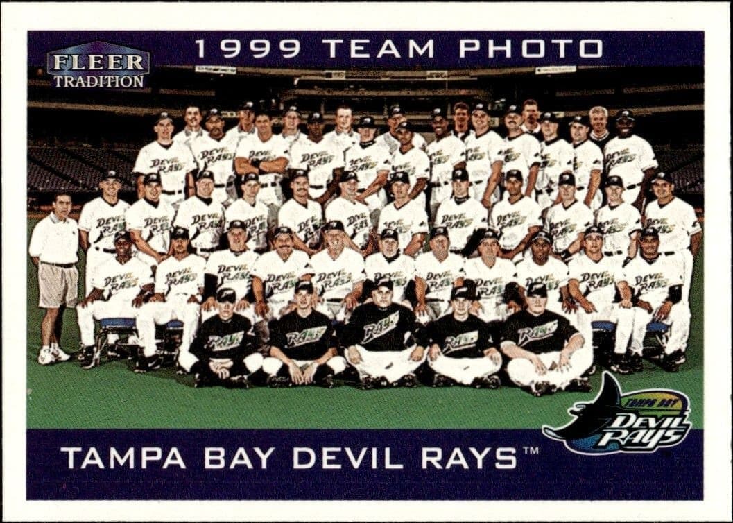 2000 Fleer Tradition Glossy Tampa Bay Devil Rays #104 trading card