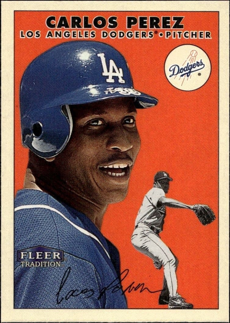 2000 Fleer Tradition Glossy Carlos Perez #77 trading card