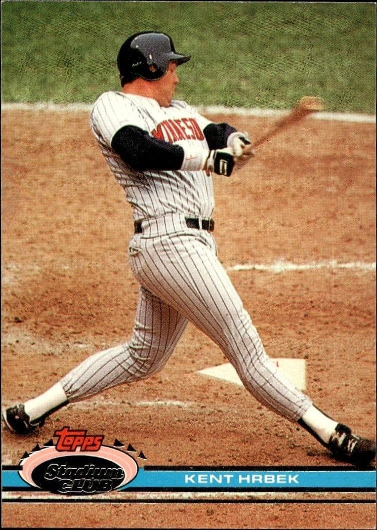 1991 Topps Stadium Club Kent Hrbek #248 trading card