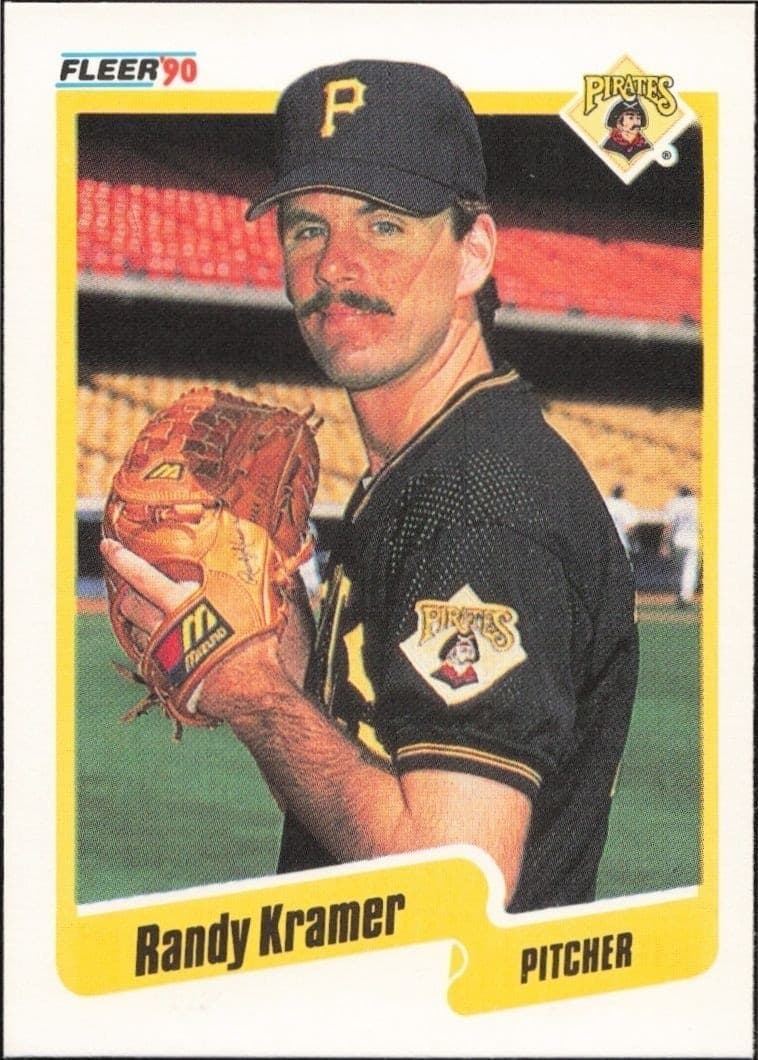 1990 Fleer Randy Kramer #471 baseball trading card front