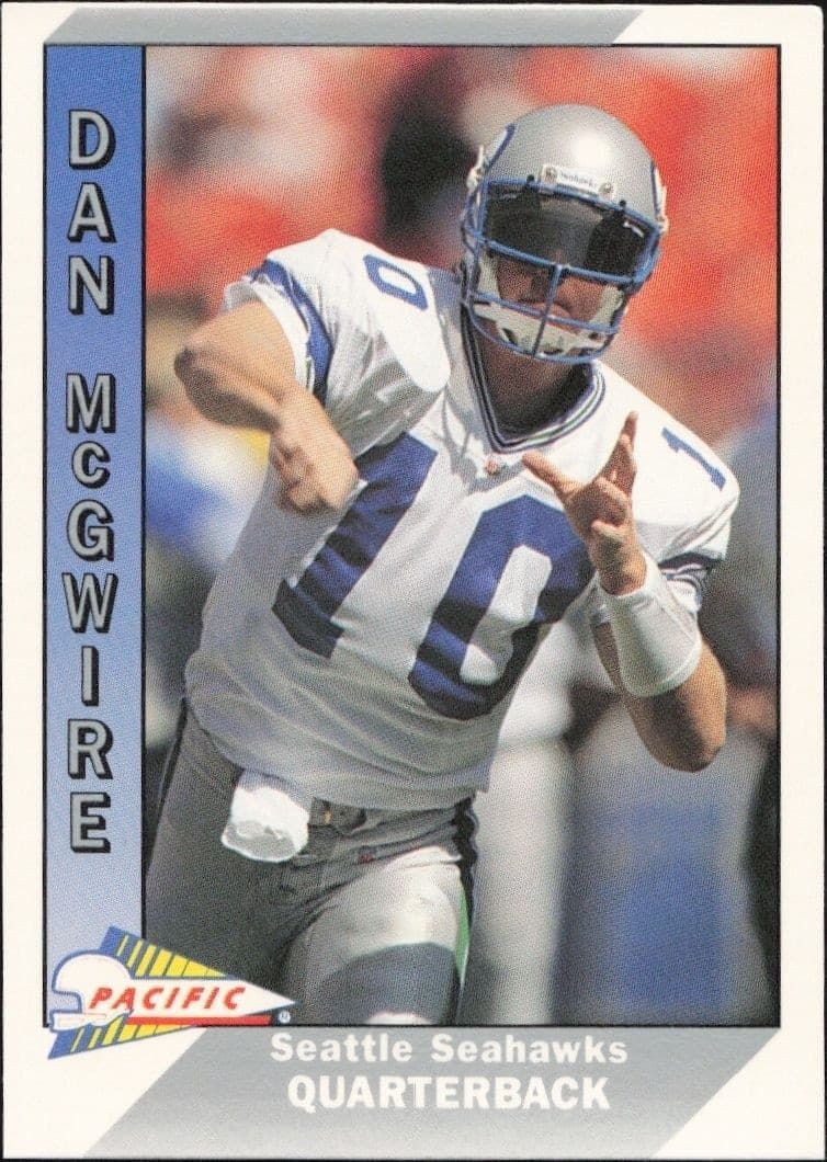 1991 Pacific Dan McGwire #647 trading card