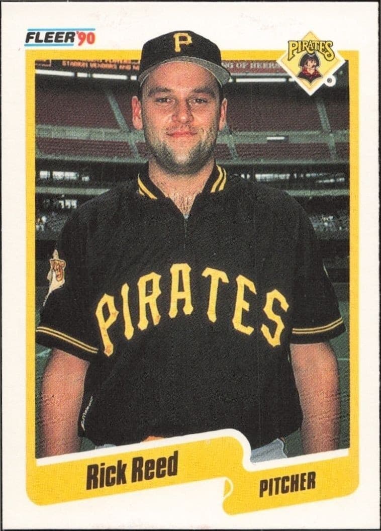 1990 Fleer Rick Reed #477 baseball trading card front