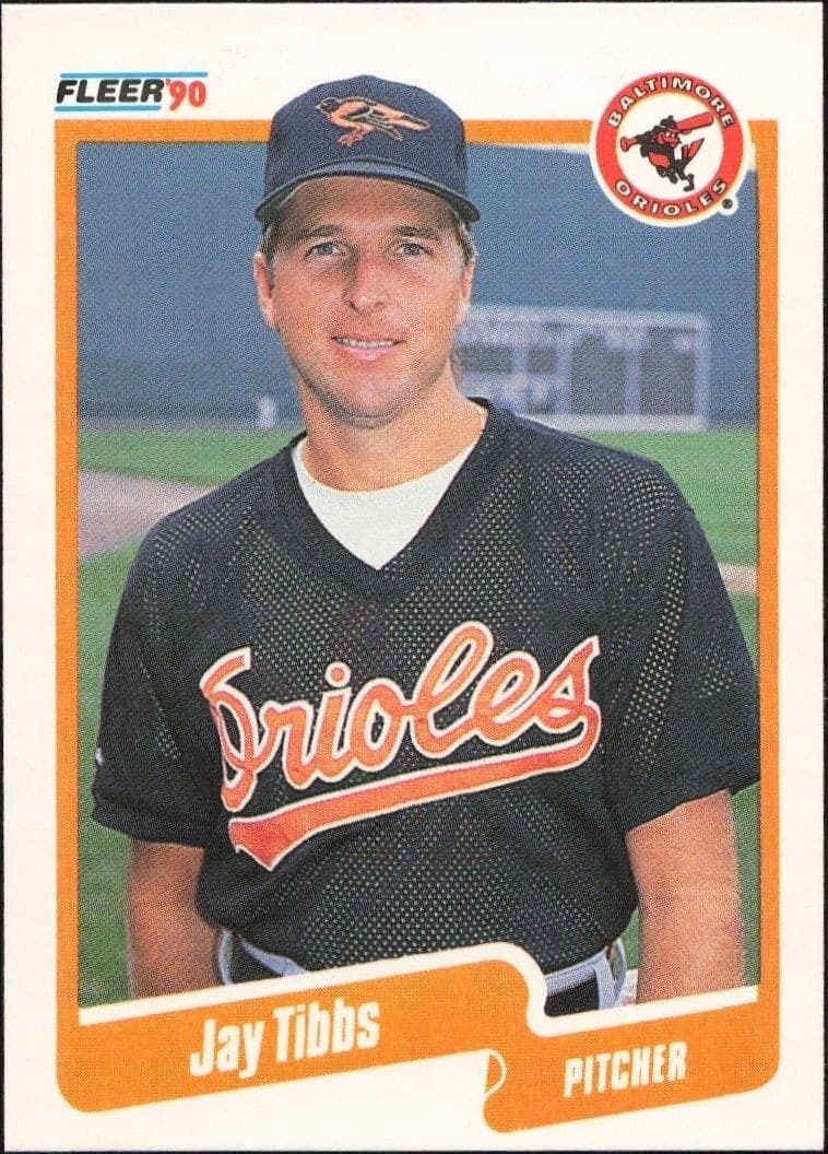 1990 Fleer Jay Tibbs #192 trading card