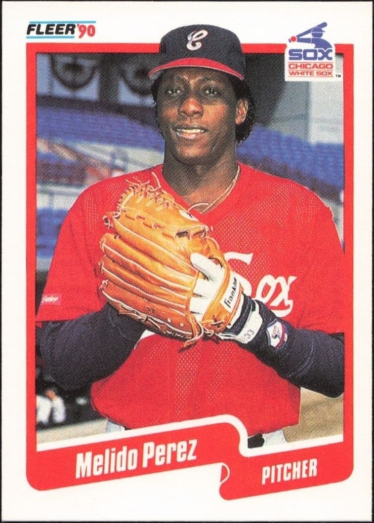 1990 Fleer Melido Perez #546 trading card