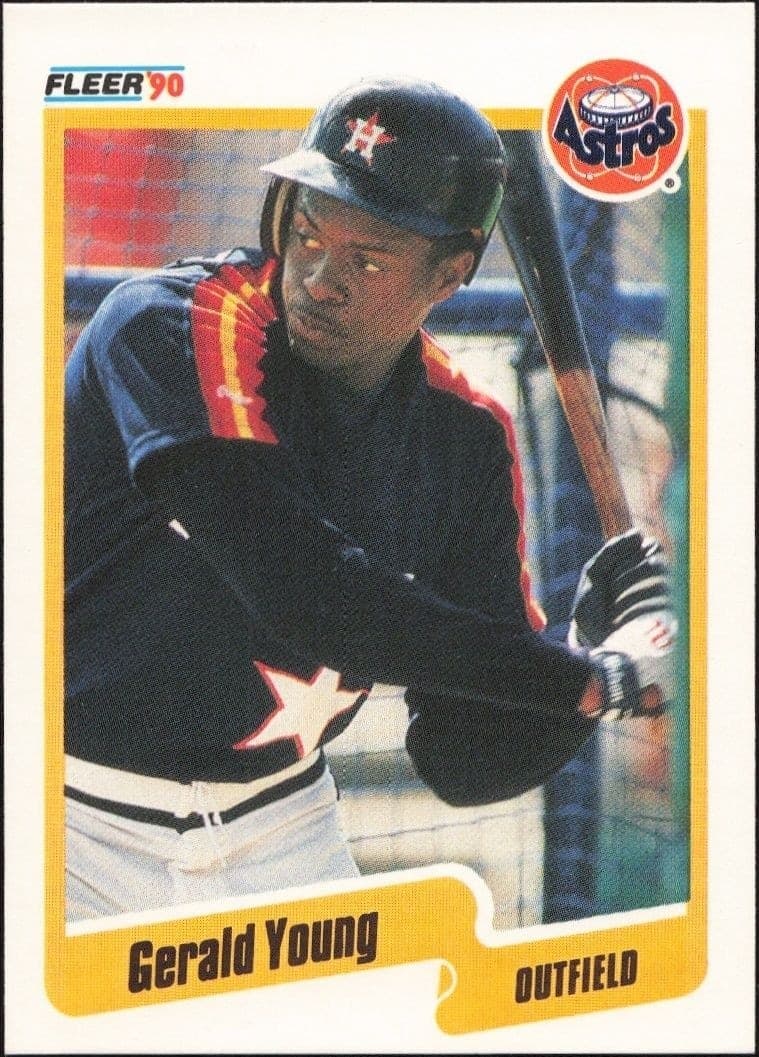 1990 Fleer Gerald Young #241 trading card