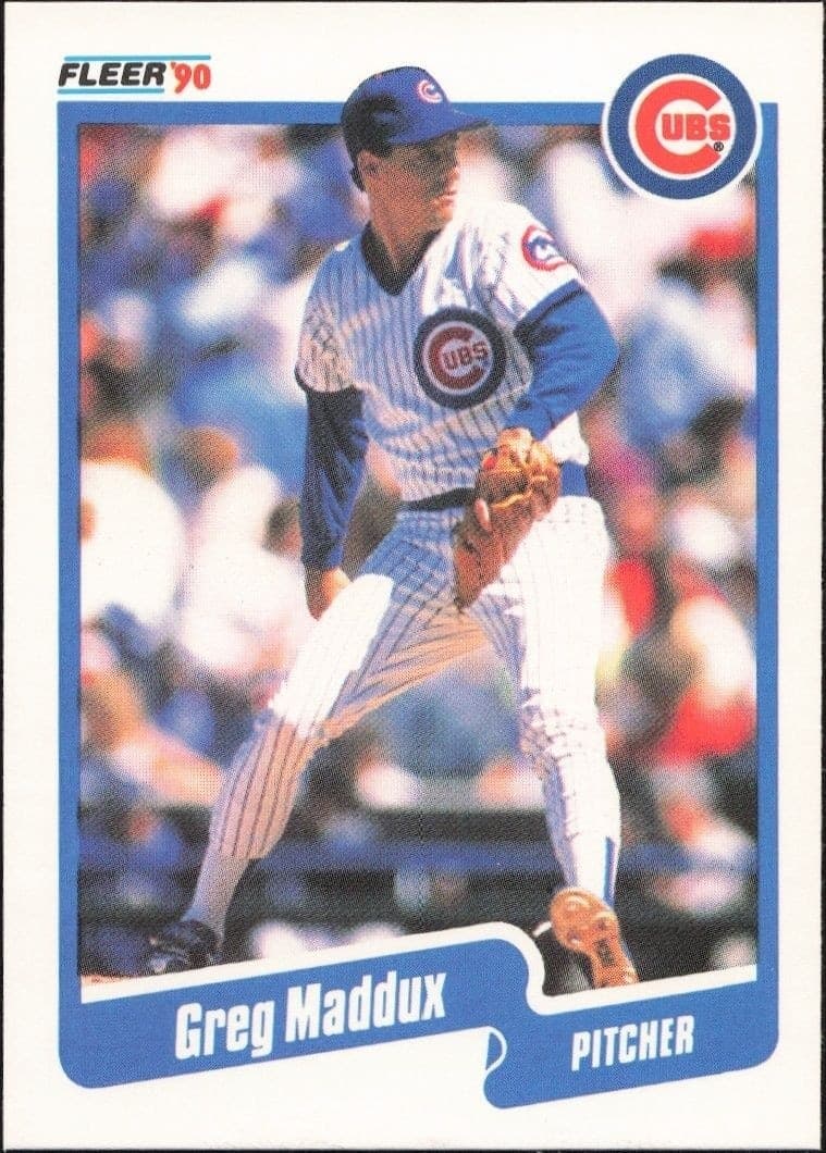 1990 Fleer Greg Maddux #37 trading card
